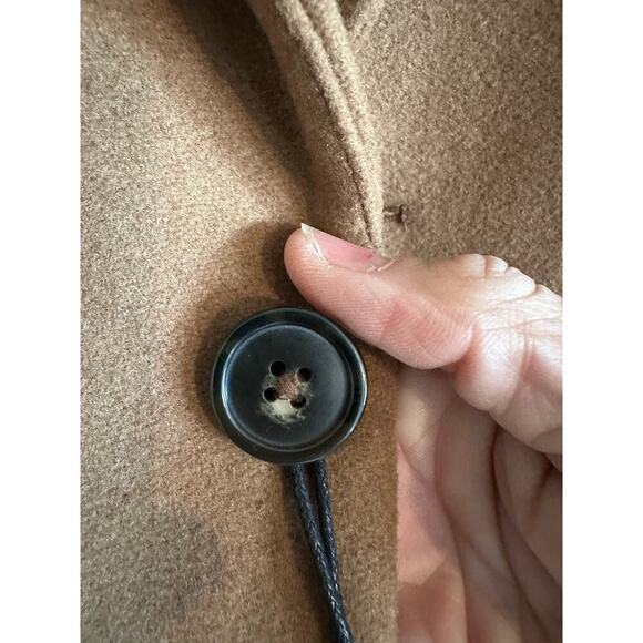 NWT Slate & Stone Men's Brown Camel Wool Blend Topcoat Size Large - Picture 11 of 13